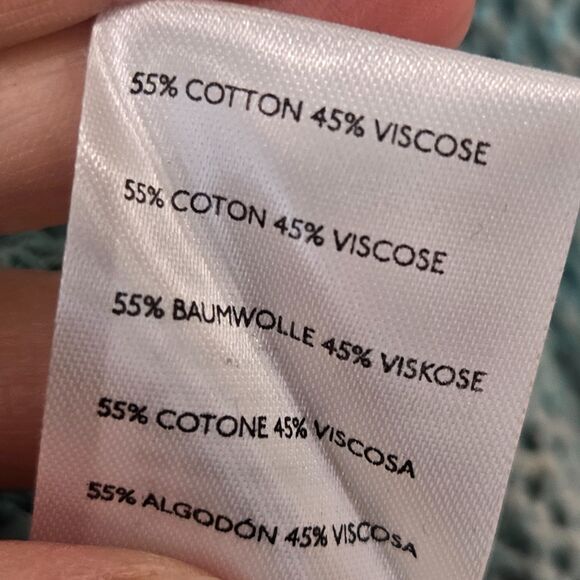 Urban Outfitters Lily Open-Knit Flyaway Crop Cardigan Small Crochet Y2K Babydoll - Picture 16 of 16